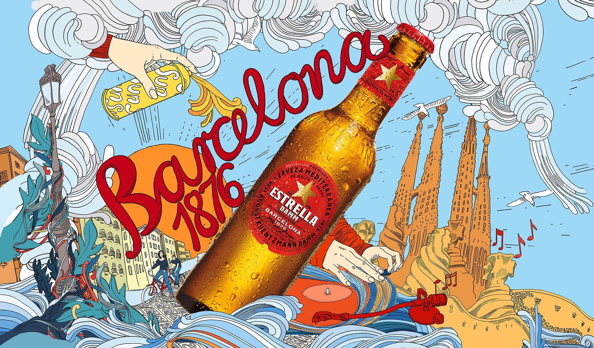 estrella beer slide